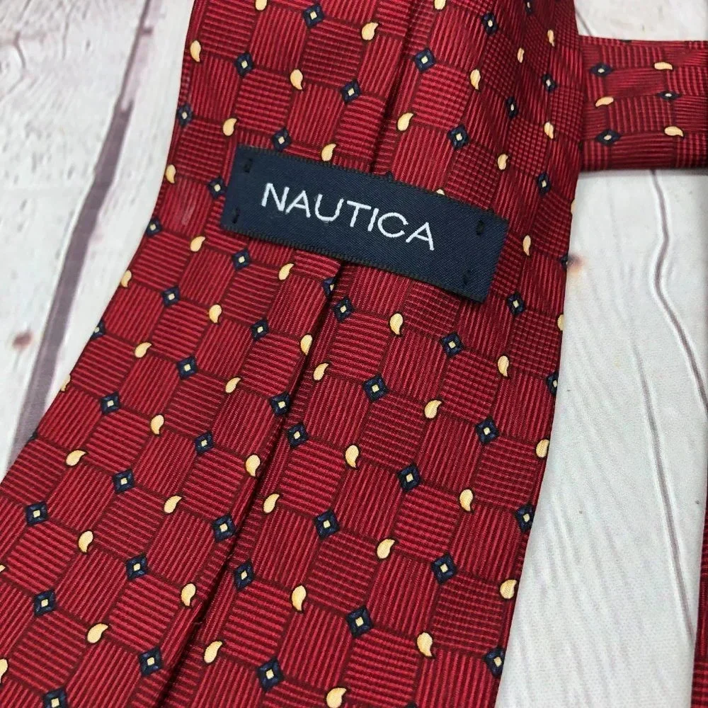 COPY - Nautica silk Tie preppy business office attire
